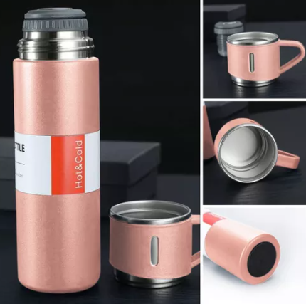 Set Termos+3 Tazas 500 Ml Caliente/Frio ™